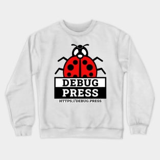 DebugPress: LadyBug with Logo Crewneck Sweatshirt